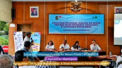 Sosialisasi Pelayanan Kualitas Air Minum PDAM TIRTAMARTA di Kemantren Mantrijeron