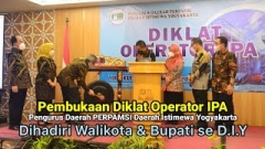 Pembukaan Diklat Operator IPA, PD. PERPAMSI Daerah Istimewa Yogyakarta